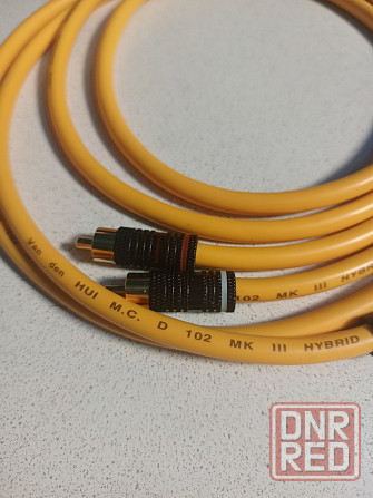 Межблочный фирменный шнур RCA "Van Den Hul"-M.C-D102 MK III. Донецк - изображение 3