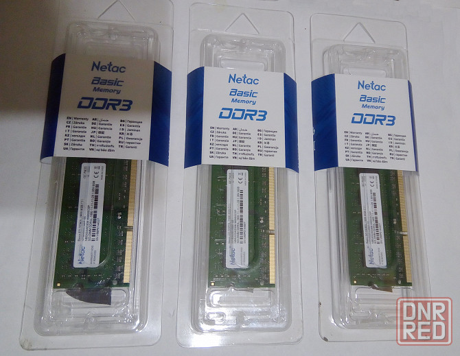 Память Netac SODIMM DDR3L-1600 8GB для ноутбуков Донецк - изображение 1