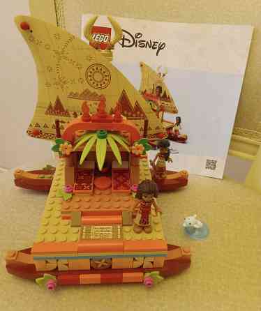 Lego Disney 43210, лодка Моаны, оригинал, лего Донецк