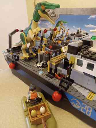 Lego 76942, Побег барионикса на катере, оригинал Донецк