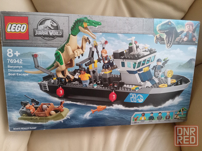Lego 76942, Побег барионикса на катере, оригинал Донецк - изображение 5