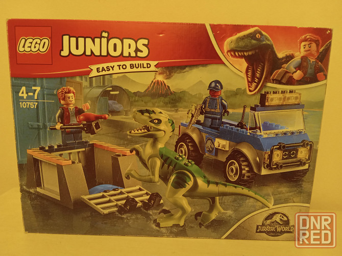 Lego Juniors 10757 Грузовик спасателей для перевозки Раптора, оригинал Донецк - изображение 5