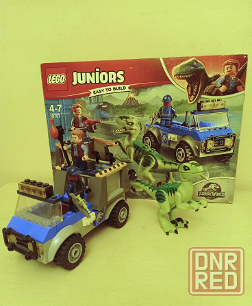 Lego Juniors 10757 Грузовик спасателей для перевозки Раптора, оригинал Донецк - изображение 2