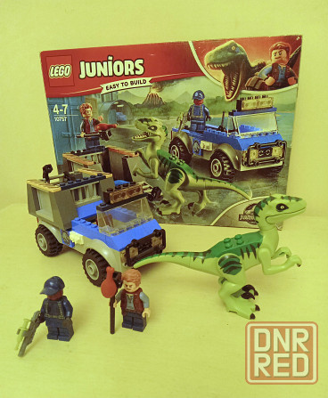 Lego Juniors 10757 Грузовик спасателей для перевозки Раптора, оригинал Донецк - изображение 1