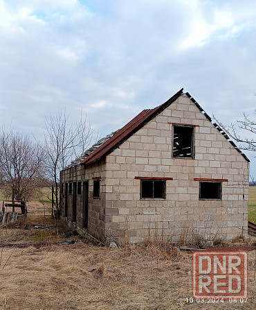 Продам участок с недостроенным домом в селе Республика Володарского района Мариуполь - изображение 3