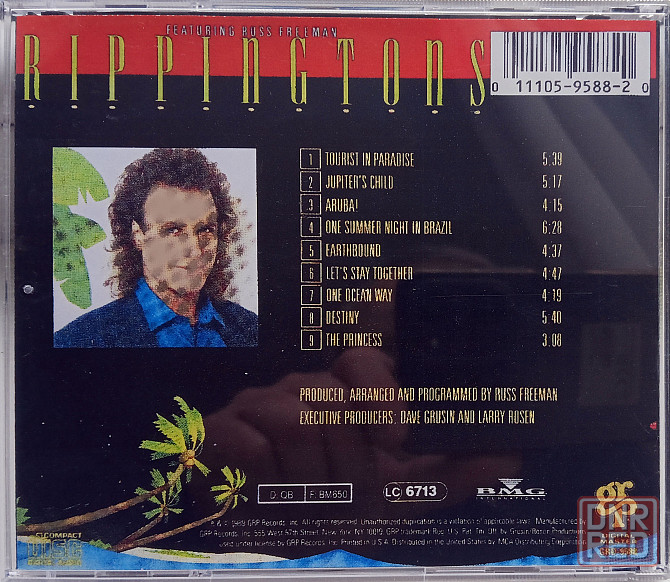 Компакт диск фирменный: Rippingtons - 1989 - Tourist In Paradise Макеевка - изображение 4