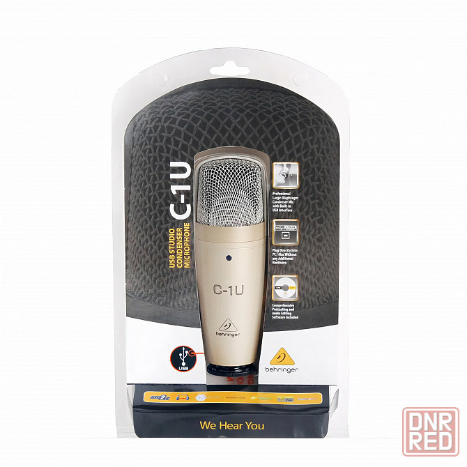 Микрофон Behringer C-1U, студийный, конденсаторный, USB Донецк - изображение 6