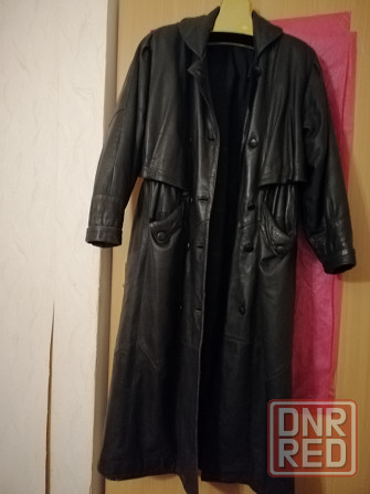Продам длинное кожаное натуральное пальто, р. 56-58 Донецк - изображение 7