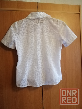 Блуза белая с нежной тканью, р. 38-40 Донецк - изображение 6