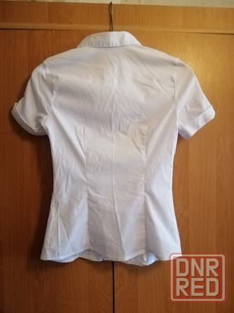 Блуза белая стретч, р. 40-42 Донецк - изображение 3