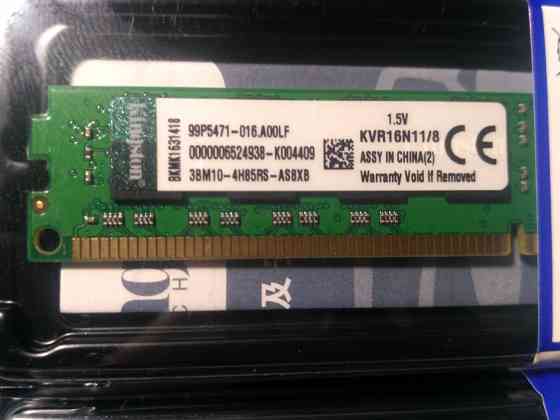 DDR3 8GB 1600 Kingston Донецк