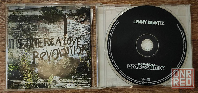 Фирменный CD диск IFPI Lenny Kravitz "It Is Time for a Love Revolution". Новый Донецк - изображение 3