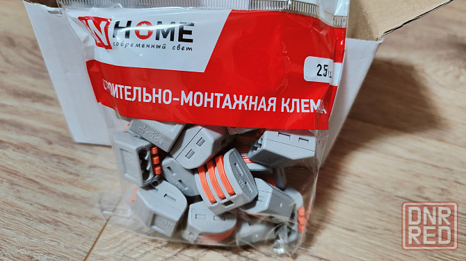 Клемма строительно-монтажная СМК 222-413 wago клеммник Донецк - изображение 2