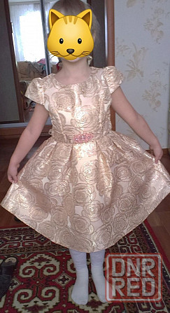 Нарядное платье, рост 122 Макеевка - изображение 1