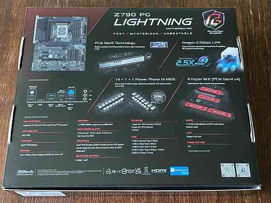 Материнская плата ASRock Z790 PG Lightning DDR5 (s1700, Intel Z790) Донецк
