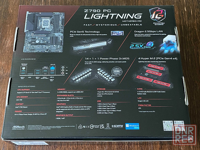 Материнская плата ASRock Z790 PG Lightning DDR5 (s1700, Intel Z790) Донецк - изображение 2