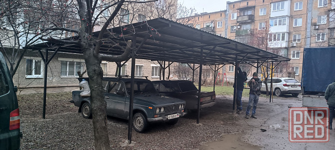 Навесы поликарбонатные и профнастильные Донецк - изображение 5