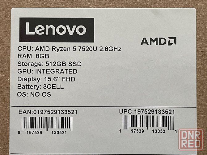 Ноутбук Lenovo 15.6 FHD IPS/Ryzen 5/8GB/SSD512 Донецк - изображение 4