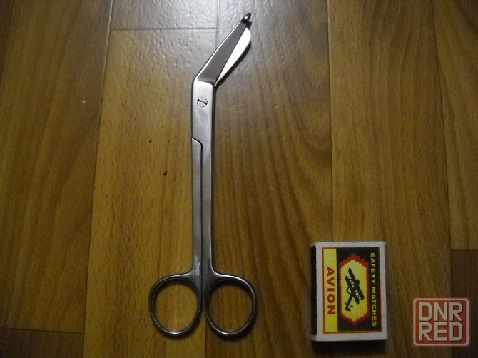 Ножницы изогнутые, медицинские для разрезания повязок. Донецк - изображение 2
