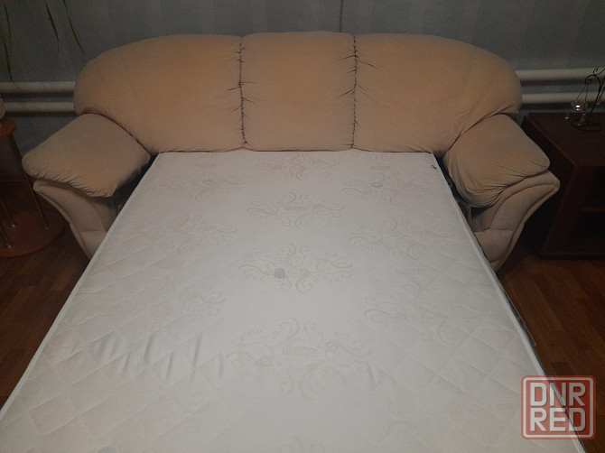 Комплект мебели, диван тройка раскладной и диван двойка нераскладной Донецк - изображение 2