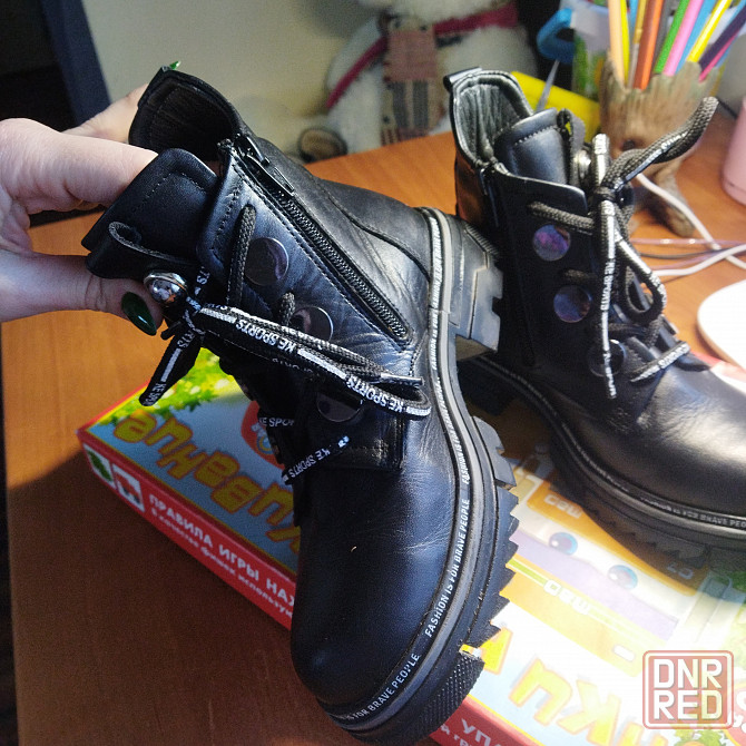 Кожаные ботинки Донецк - изображение 2