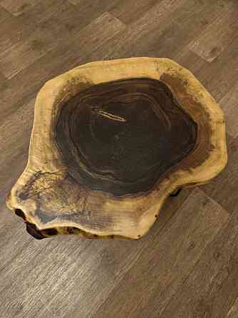 Журнальный столик из спила ореха Донецк