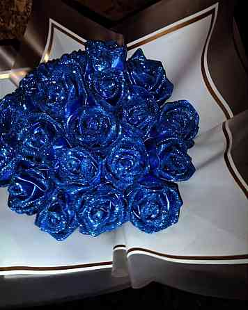 Отличный подарок! Букет ручной работы из атласных роз 🥰 Донецк