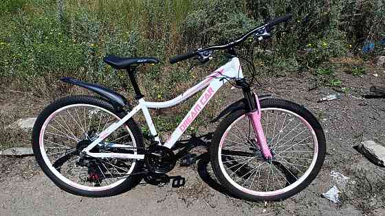 Новый подростковый велосипед для девочки, колёса 24, рама алюминий 15 дюймов Енакиево