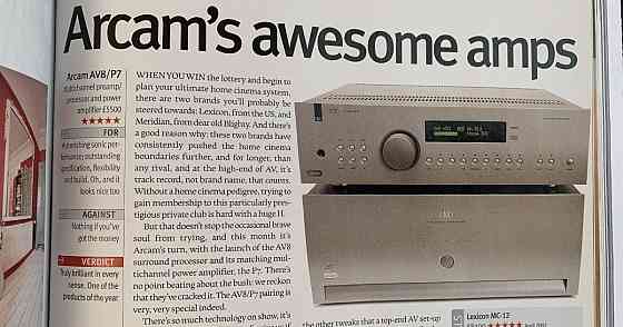 Arcam fmj av8 и Arcam fmj p7 Горловка