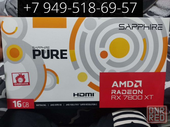 Sapphire RX 7800 XT 16Gb Pure Донецк - изображение 1