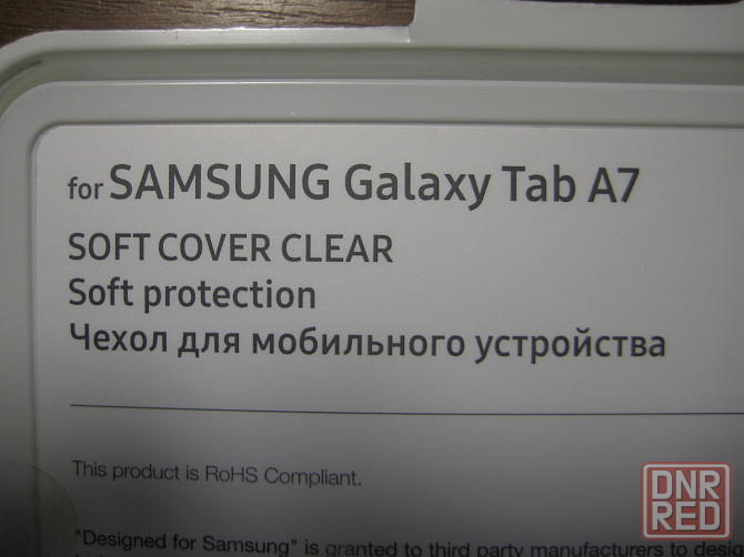 Продам оригинальный силиконовый чехол для Samsung Galaxy Tab A7. Донецк - изображение 2