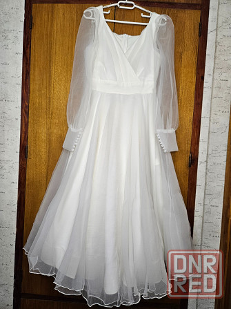 Продам платье белого цвета Макеевка - изображение 2