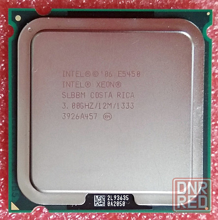 Intel Xeon E5450 3.00 GHz (12M Cache, 1333 MHz FSB) готов для Socket 775 - аналог Q9650 -4 ядра- 80W Донецк - изображение 1