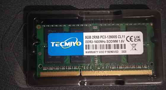 Оперативная память для ноутбука DDR 3 8 GB новая Донецк