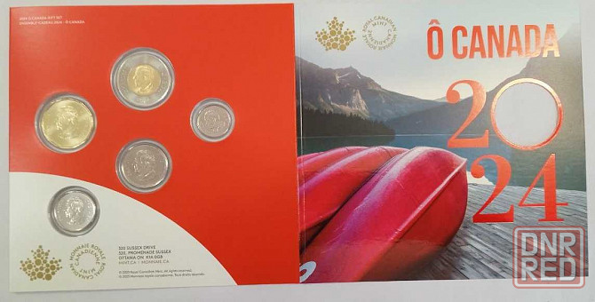 Канада. Набор из пяти монет. Коллекционная подборка.2024 г. Донецк - изображение 1
