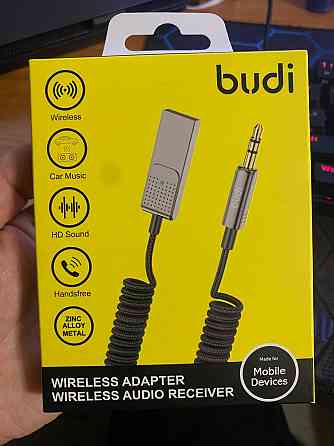 Bluetooth Адаптер в авто Budi в AUX и USB Донецк