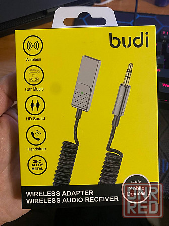 Bluetooth Адаптер в авто Budi в AUX и USB Донецк - изображение 1