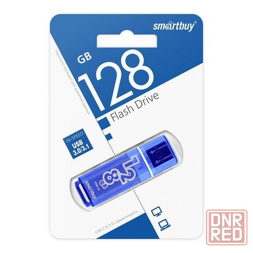 Флешка USB3.0 128Gb Smartbuy Glossy Донецк - изображение 1