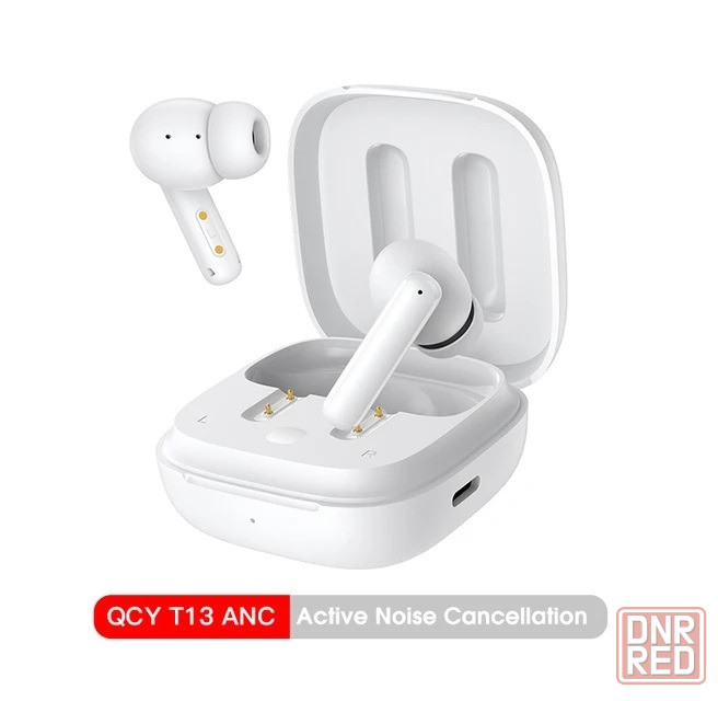 QCY T13 ANC Беспроводные наушники TWS Bluetooth 5.3 Наушники с активным шумоподавлением Макеевка - изображение 2
