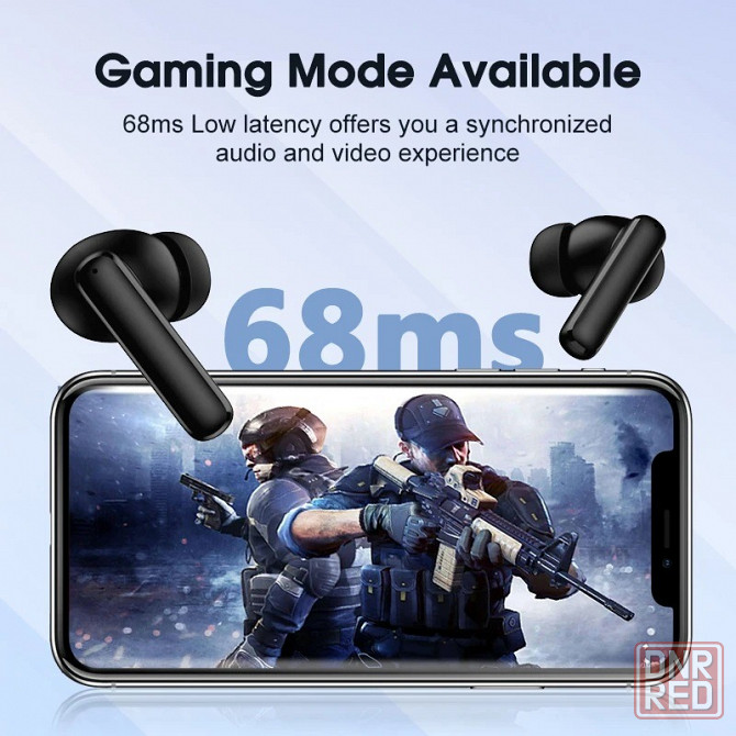 QCY T13 ANC Беспроводные наушники TWS Bluetooth 5.3 Наушники с активным шумоподавлением Макеевка - изображение 5