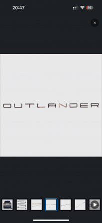 Орнамент-шильдик (эмблема, наклейка на авто и др.) в стиле Porsche/Порше для Outlander/Аутлендер Донецк