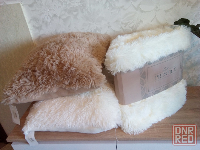 Комплект: Плед - покрывало длинный ворс 200х220 + 2 подушки. Донецк - изображение 4