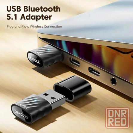 Bluetooth-адаптер Toocki с USB-портом и поддержкой Bluetooth 5.1 Донецк - изображение 3
