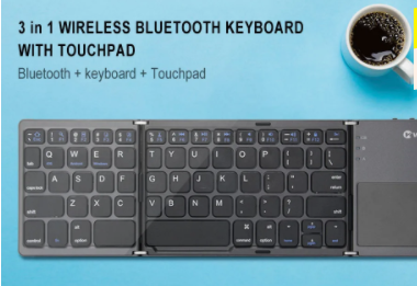 Складная беспроводная мембранная клавиатура Klavye Mini Донецк