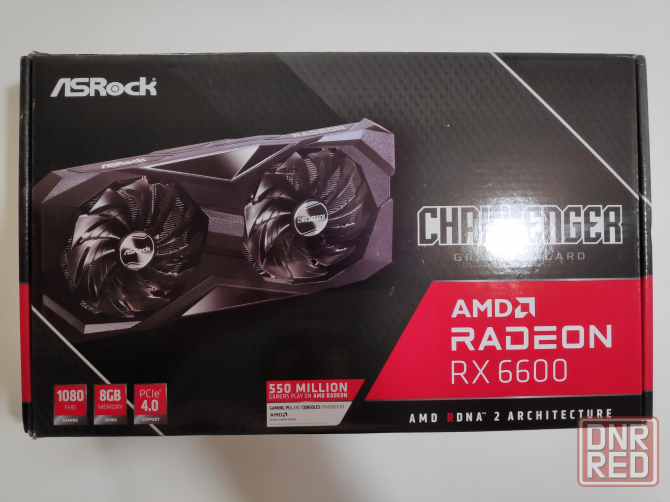 Видеокарта ASRock AMD Radeon RX 6600 Challenger D 8GB Новая! Донецк - изображение 1