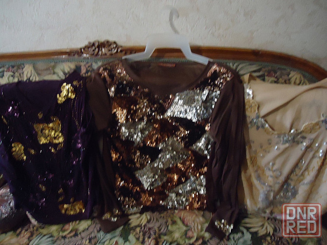женские одежда новые разные из евро размеры от 48 до 60 полным людям блузы платьи юбки брюки рубашки Донецк - изображение 3