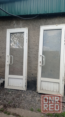 Аллюминивые двери с рамой Донецк - изображение 1
