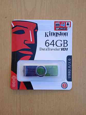 Флешка USB Kingston 64gb DataTravel 101 Новая Гарантия Донецк