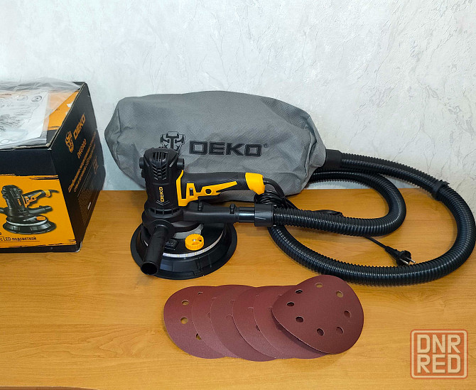 Эксцентриковая сетевая шлифмашина DEKO DKG900 / 900 Вт Донецк - изображение 3
