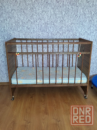 Детская кровать-манеж, кроватка деревянная Макеевка - изображение 4